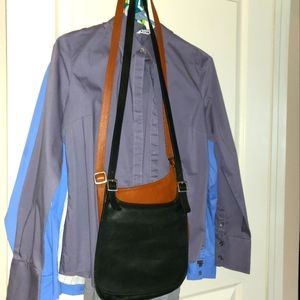 Coach saddlebags, black or camel color